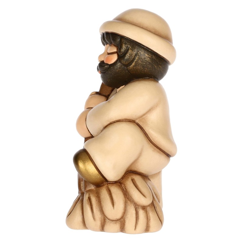THUN, Man with Fork and Hay Made of High-Quality Ceramic,
