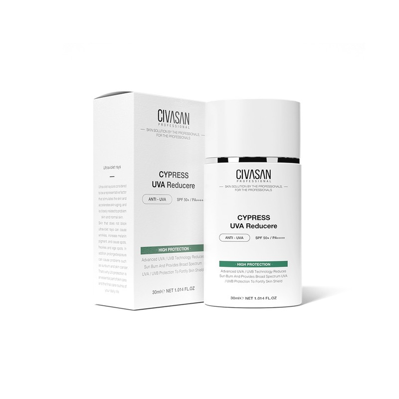Cibasan Cypress UVA Reducer Sun Cream SPF 50 Refreshing application