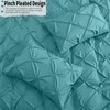 VACVELT 5 Piece Pinch Pleated Duvet Cover California King Size
