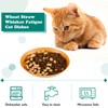 Gerrii 6 Pieces Shallow Cat Food Dish, Whisker Friendly, Lightweight,