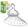 Haakaa Nipple Shield for Breastfeeding with Latch Difficulties Cracked Flat