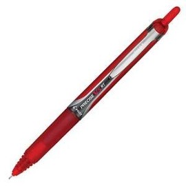 8 PENS: Pilot Precise V5 Retractable Red Pens, (26064)