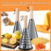 SIMPLEX DOMO Kitchen Grater - Cone Design - Beech Wood