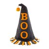 Mud Pie Felt Witch Hat Sitter, Boo, 14.5" x 14"
