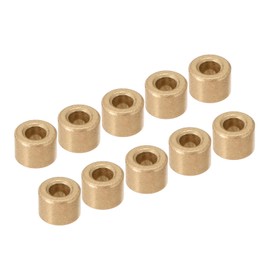 Kozelo 10pcs Sleeve Bearings - [4x8x6mm] Sintered Bronze Self-Lubricating Bushings for Electrical Equipment, Machine Tools