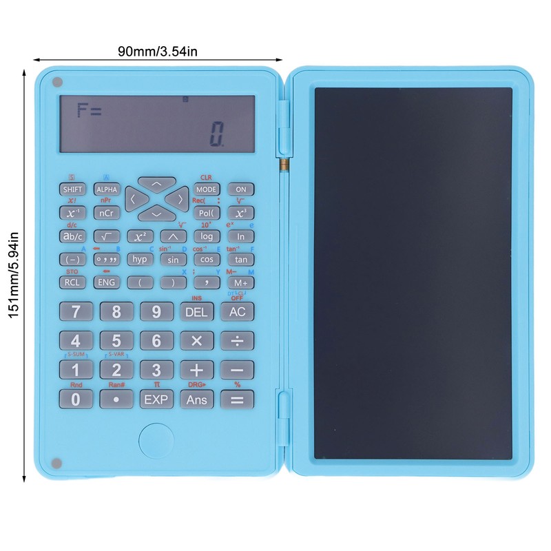 Scientific Calculator Multifunctional Function Calculator with Erasable Writing Board for