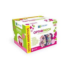 Opthopatch Parches para Ojos para bebés - Diseño bonito para niñas [Serie II] - 60  10 vendajes adhesivos de algodón hipoalergénicos sin látex para...