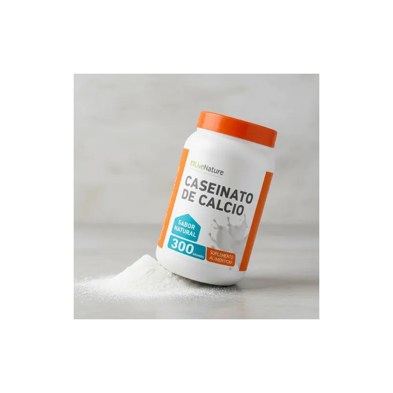 Caseinato De Calcio 300 Gramos Livenature Producto Premium
