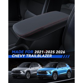 LANTU Armrest Cover for Chevy Trailblazer 2021 2022 2023 2024 2025 2026 Accessories Center Console Middle Lid Pad Protector for Car Elbow Rest