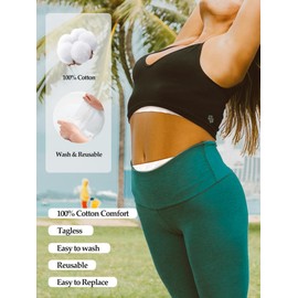 Tummy Liners for Sweat Rash, Sweat Pads - 20 PCS Bra Liners for Sweat Tummy Liners Under Stomach Sweat Pads Plus Size for Men & Women Sweating Supplies (S)