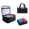 YAHOURWAT Nail Polish Organizer Case Holds 30 Bottles(15ml-0.5 fl.oz)