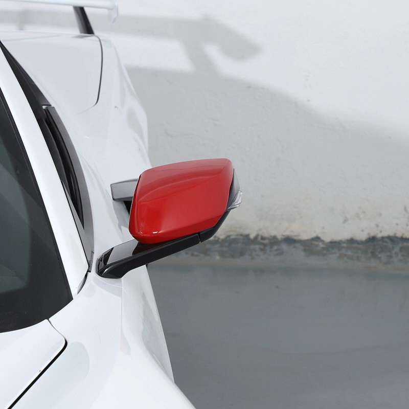 MODY Red ABS Car Exterior Side Mirror decorative Cover Caps