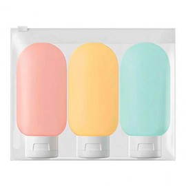 60ml Empty Portable Tube Containers for Travel & Cosmetic Dispensing - 3-Piece Set Set 4ea