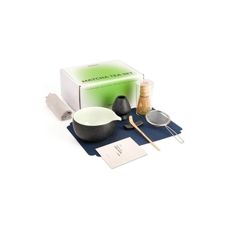 Joiish - Juego de 7 piezas de matcha para batidor