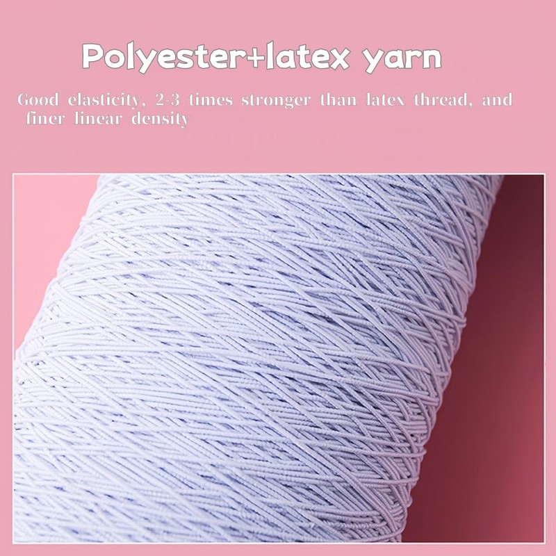 Elastic Thread Sewing,30m Each – Durable Stretchy Thread for Sewing,Sewing
