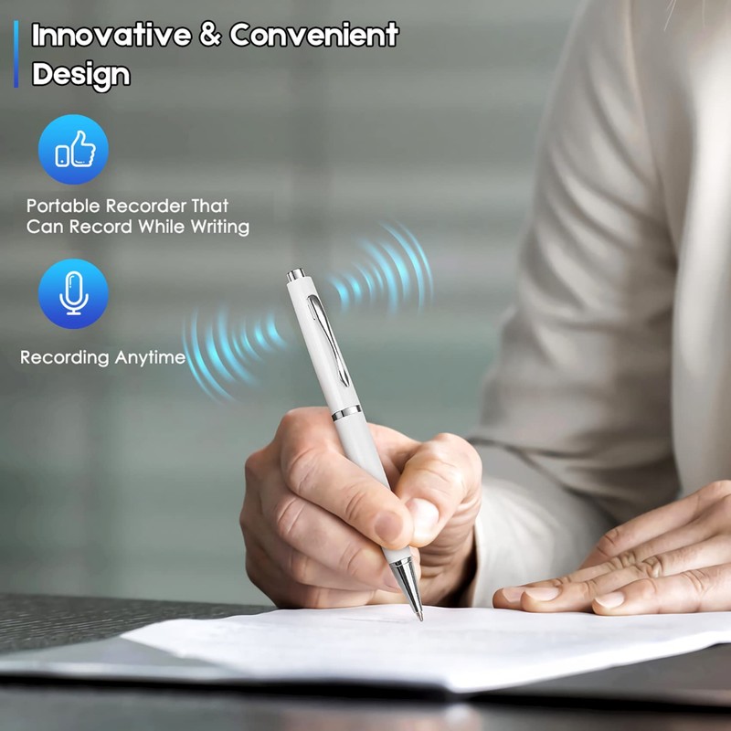 AUTENS 32GB Digital Voice Recorder Pen Portable Voice Activated Recorder
