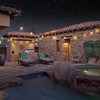 Feit Electric LED Solar Powered String Lights, Dusk-to-Dawn Sensor, 20ft