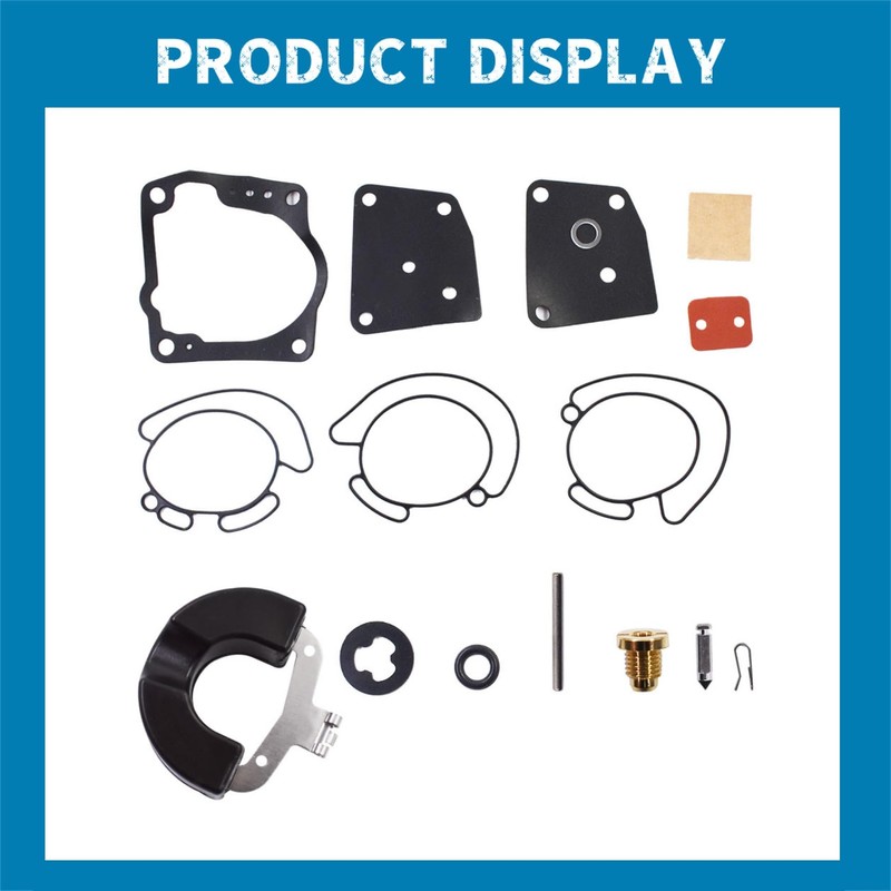 Silscvtt 6 Pack Carburetor Repair Kit Replacement for Johnson Evinrude