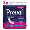 Prevail Incontinence Bladder Control Pads for Women, Moderate Absorbency, Regular