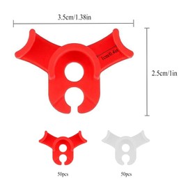 TAIZER Plant Bender, 120 Pieces Plant Support Clips, Plant Stem, Plant Trainer for Low Load, Plant Training Bending Clips, Gardening Plant Support, Plants Bender Clips