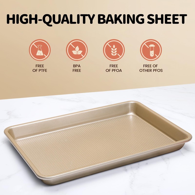 Vinino Half Sheet Pan, Baking Sheet, Cookie Sheets For Baking