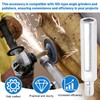 Grinder Extension Shaft 3/8" M10 Thread Angle Grinder Extension Connecting