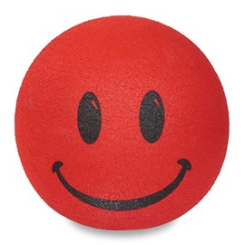 HappyBalls Happy Red Smiley Face Antenna Ball Car Accessory - Fits Thin Style Antenna