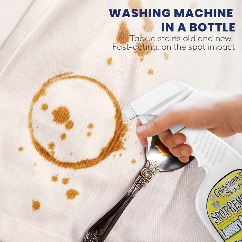 Grandma's Secret Spot Remover Laundry Spray - Chlorine, Bleach And