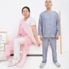 WEEOATAR Nursing Pajamas, Velcro Care Pajamas, All Year, Long Sleeve,