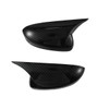 Carbon Fiber Rearview Side Mirror Cover Cap Housing Ox Horn