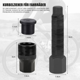 XTQFH Pedal Puller Bicycle Crank Puller Ebike Bottom Bracket Puller Bicycle Crank Puller Repair Maintenance Remover for Bicycles Repair