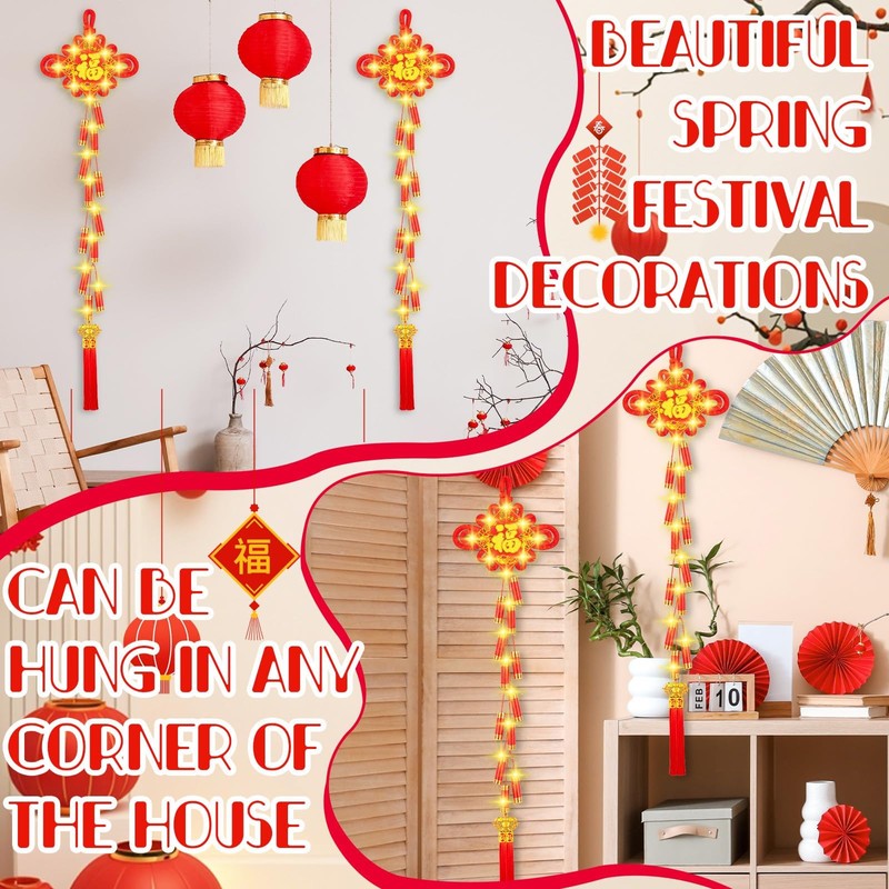 1 Pc Chinese New Year Hanging Decorations Electronic Firecrackers Chinese