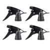 QUUPY 4Pcs Black Plastic Spray Bottle Nozzle Spray Trigger Leak