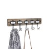 Spectrum Vintage Living 5 Hook Coat Rack Wall Mount with
