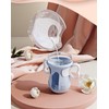 Fuciovaja Wearable Silicone Milk Collectors for Breastfeeding, Silicone Milk Catcher