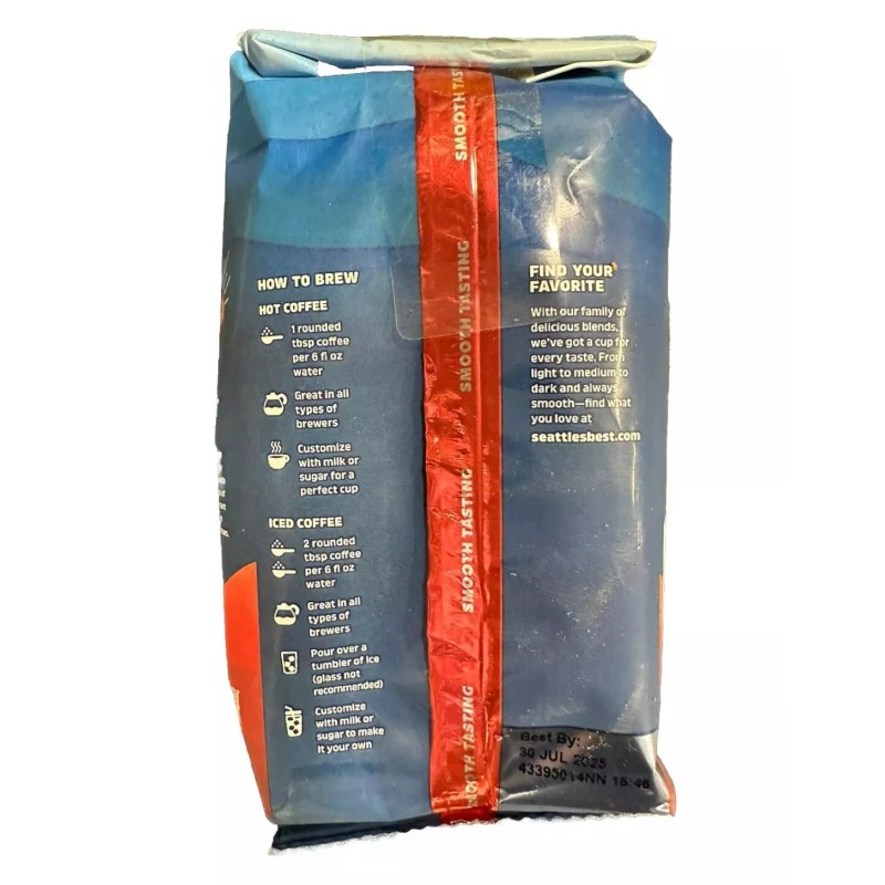 Seattle's Best Toasted Hazelnut Flavored Ground Coffee 12 oz