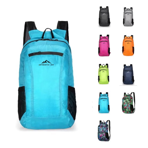 Authentic Joy 20L Water Resistant Lightweight Hiking Daypack, Packable Backpack,