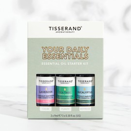 Tisserand Aromatherapy - Your Daily Essentials Kit - Lavender, Tea Tree and Eucalyptus - 100% Natural Pure Essential Oils - 3x10ml