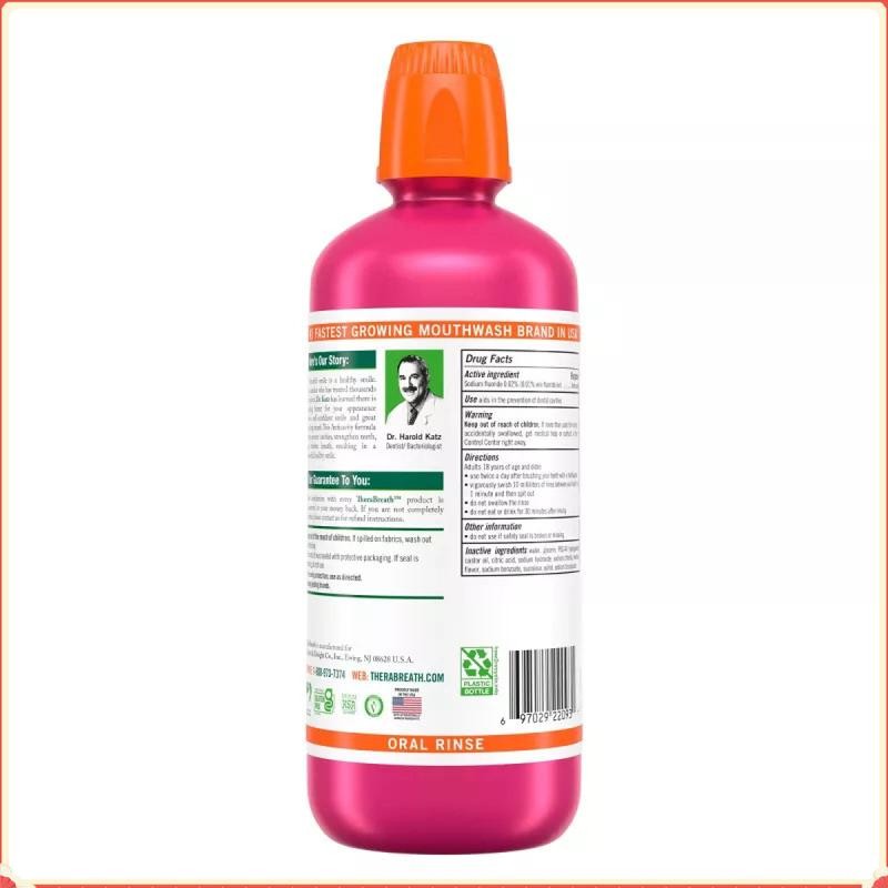 TheraBreath Anticavity Fluoride Mouthwash - Sparkle Mint:_16 fl oz
