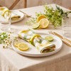 Gandeer 12 Set Lemon Napkin Rings Wooden Lemon Napkin Ring