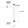 OFFO Shower Arm with Flange, 10 Inches Oil Rubbed Bronze