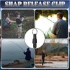 Honoson 20 Pieces Heavy Tension Snap Release Clips Padded Trolling