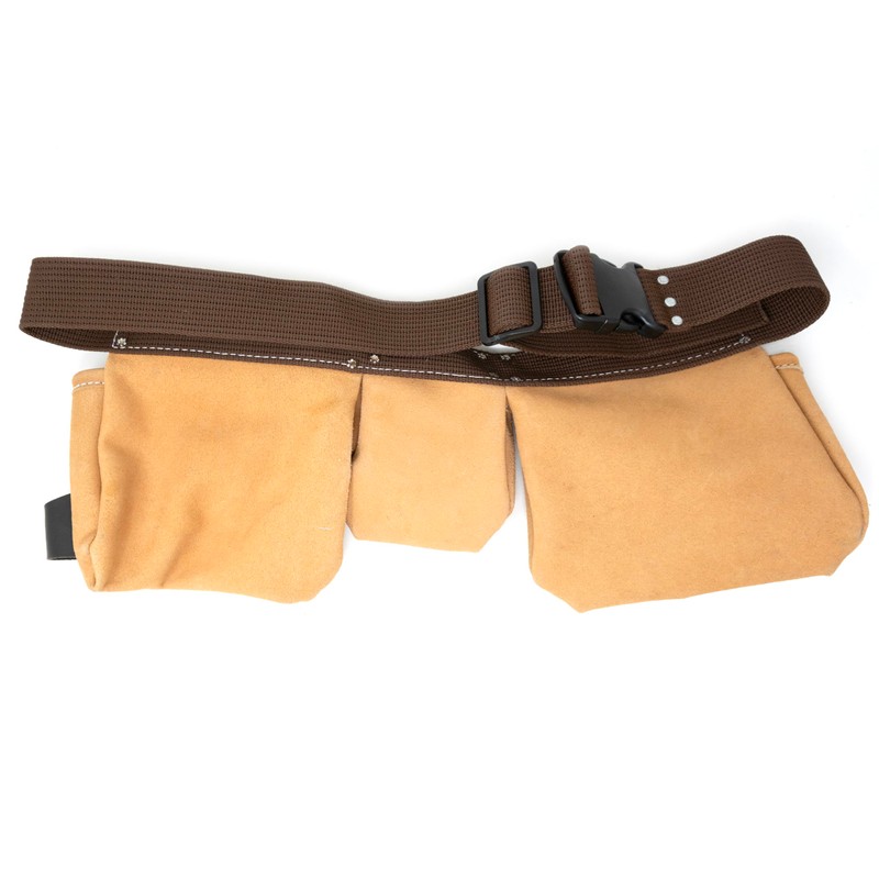 Task T77250 Weekend Warrior Work Apron, 5-pocket Leather Utility Belt