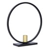 Simple Round Candle Holder Wrought Iron Home Candlestick for Dinner
