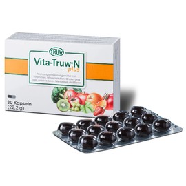 Vita-Truw N Plus - Multivitamin- & Vitalstoffkombination, Nahrungsergänzungsmittel für Vitalität & Wohlbefinden, 30 Kapseln