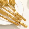 KINGSTONE Gold Silverware Set, Luxury 20 Piece Flatware Set for