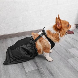 DONGKER Dog Drag Bag, Dog Wheelchair Alternative Dog Protect Bag Wear‑Resistant Breathable for Disabled Dogs Paralyzed Rear Legs