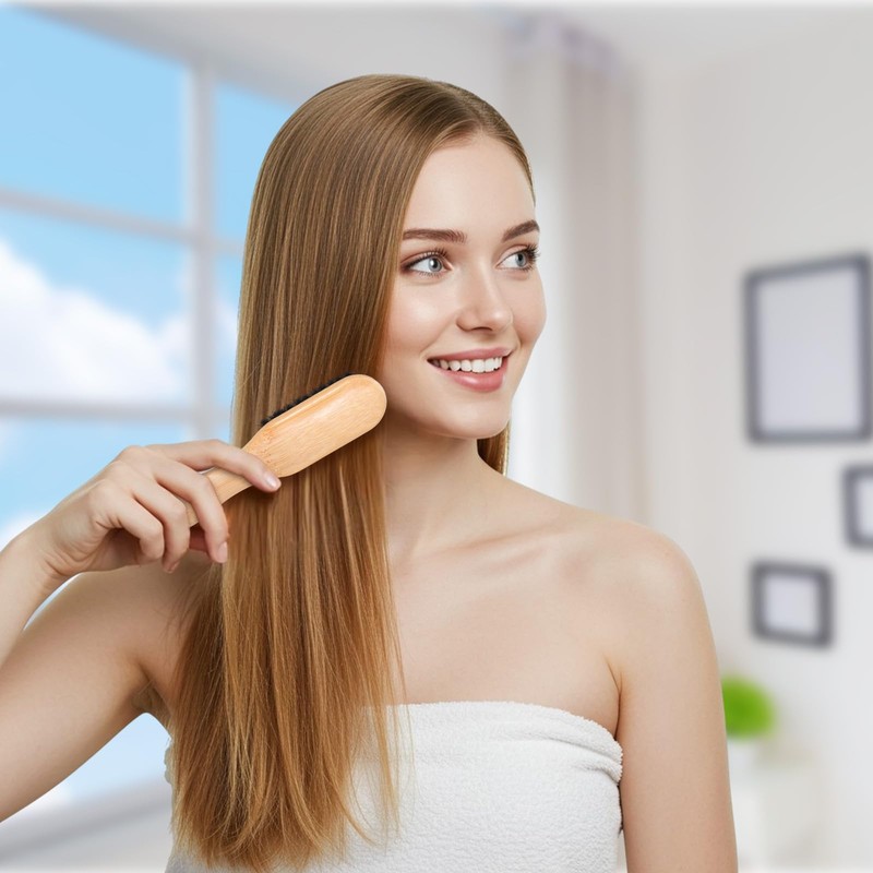 30 Pack Boar Bristle Hair Brush Bulk, Bulk Soft Bristles