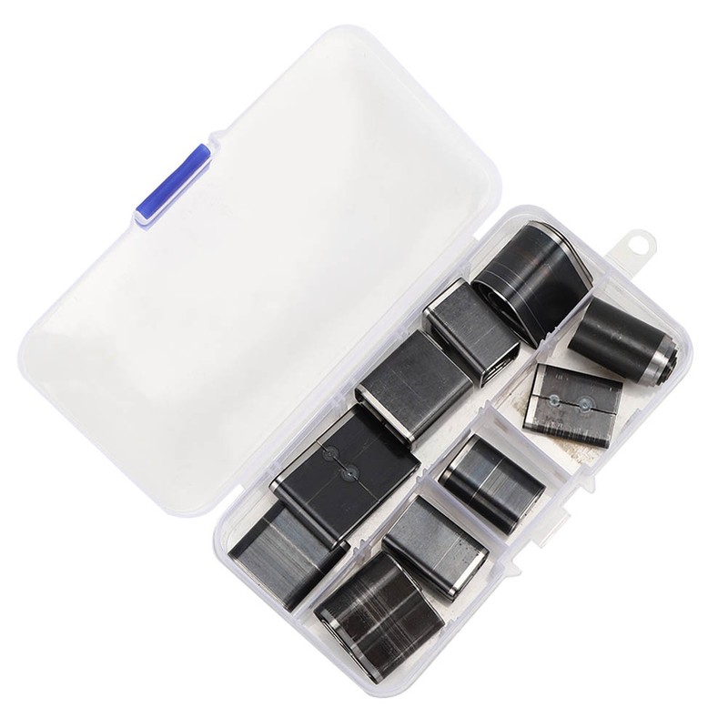 24Pcs Hollow Hole Shaped Punch Set Short Leather Belt Drilling