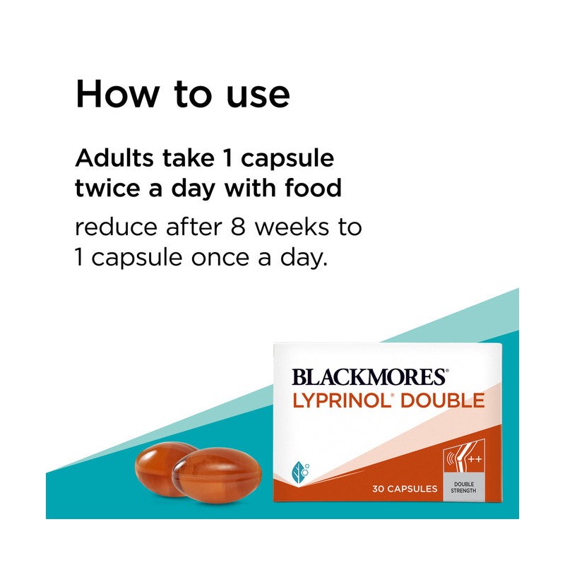 Blackmores Lyprinol Double Strength 30 Capsules